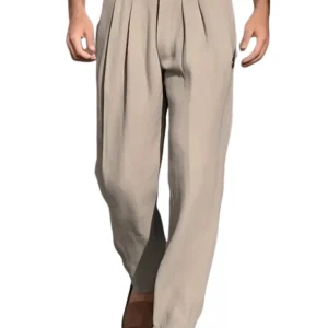 Pantalones informales de lino