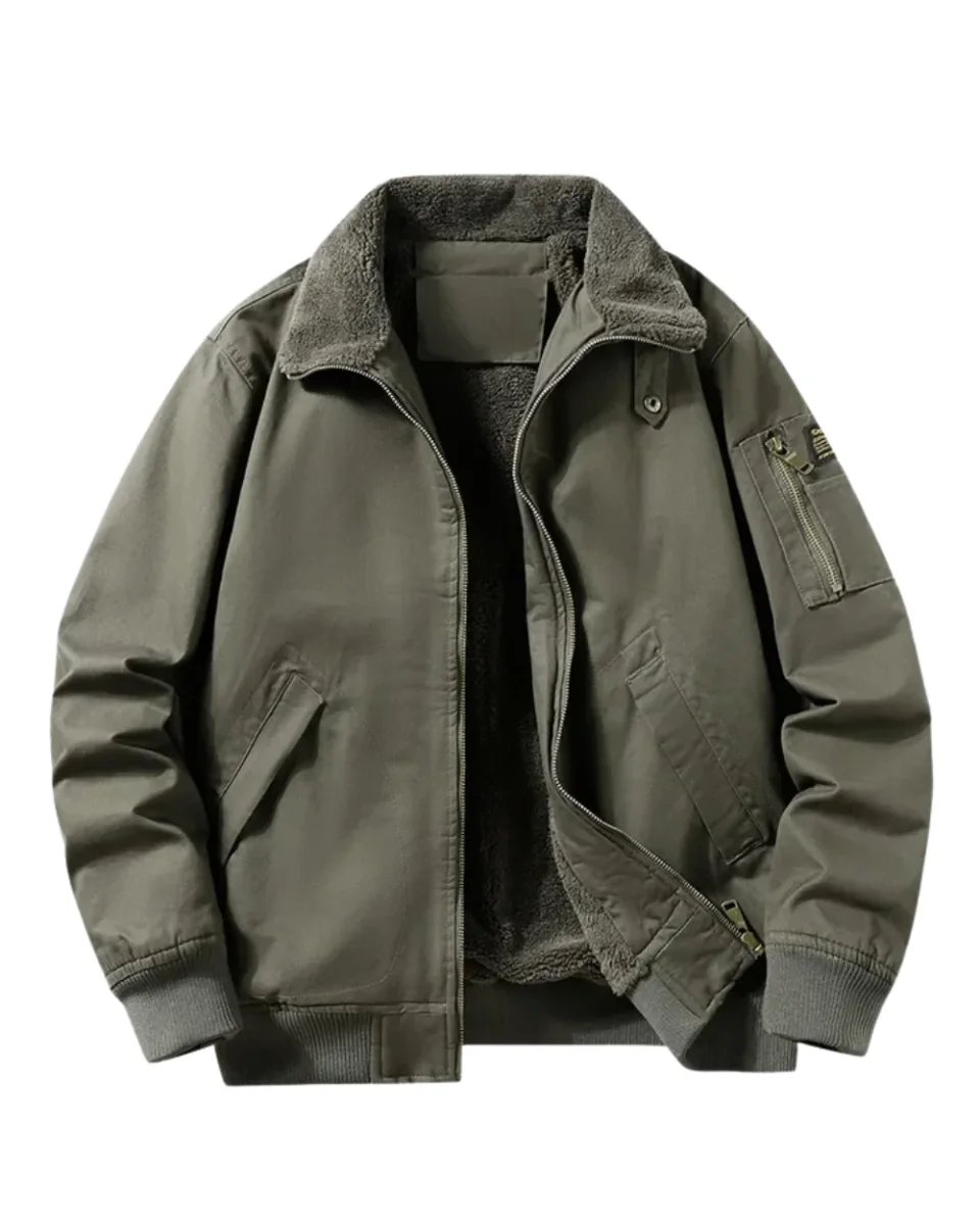 Chaqueta de piloto con forro polar - Imagen 2