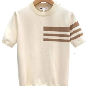 Jersey elegante de cuello redondo