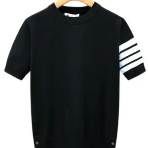 Jersey informal de cuello redondo