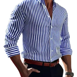 Camisa elegante a rayas