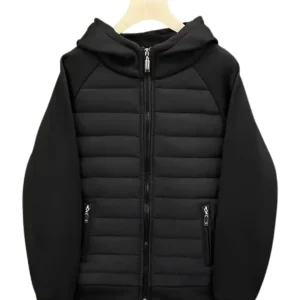 Elegante chaqueta acolchada de algodón