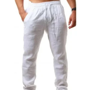 Pantalones de lino transpirables