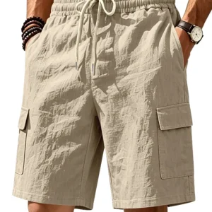 Pantalones cortos tipo cargo transpirables