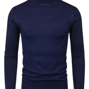 Elegante jersey de cuello alto