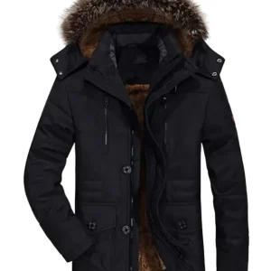 Chaqueta de invierno de algodón con capucha
