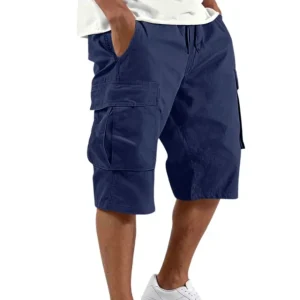 Pantalones cortos elegantes con múltiples bolsillos