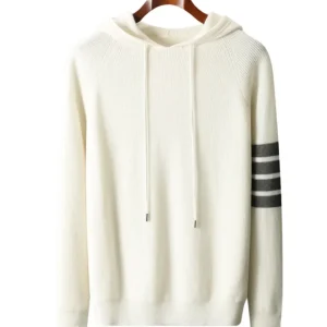 Sudadera con capucha de lana merina Arezzo