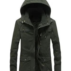 Chaqueta de invierno informal de algodón