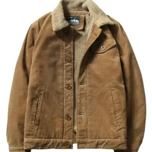 Chaqueta de invierno de terciopelo