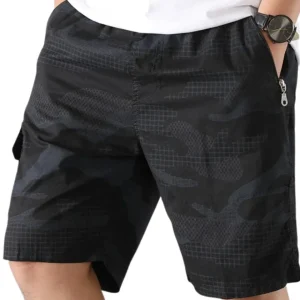 Pantalones cortos informales de camuflaje