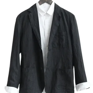 Elegante chaqueta de lino