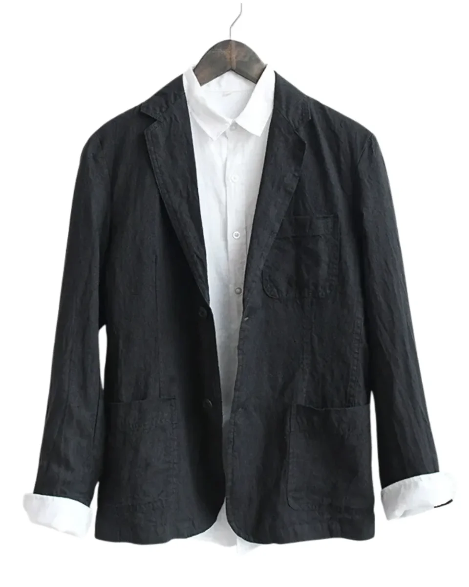 Elegante chaqueta de lino