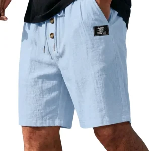 Pantalones cortos elegantes de lino