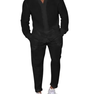 Elegante conjunto de algodón