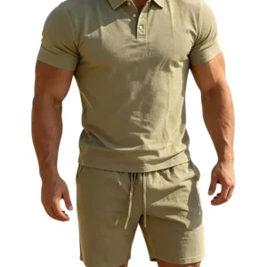 Elegante juego de ropa de cama de lino