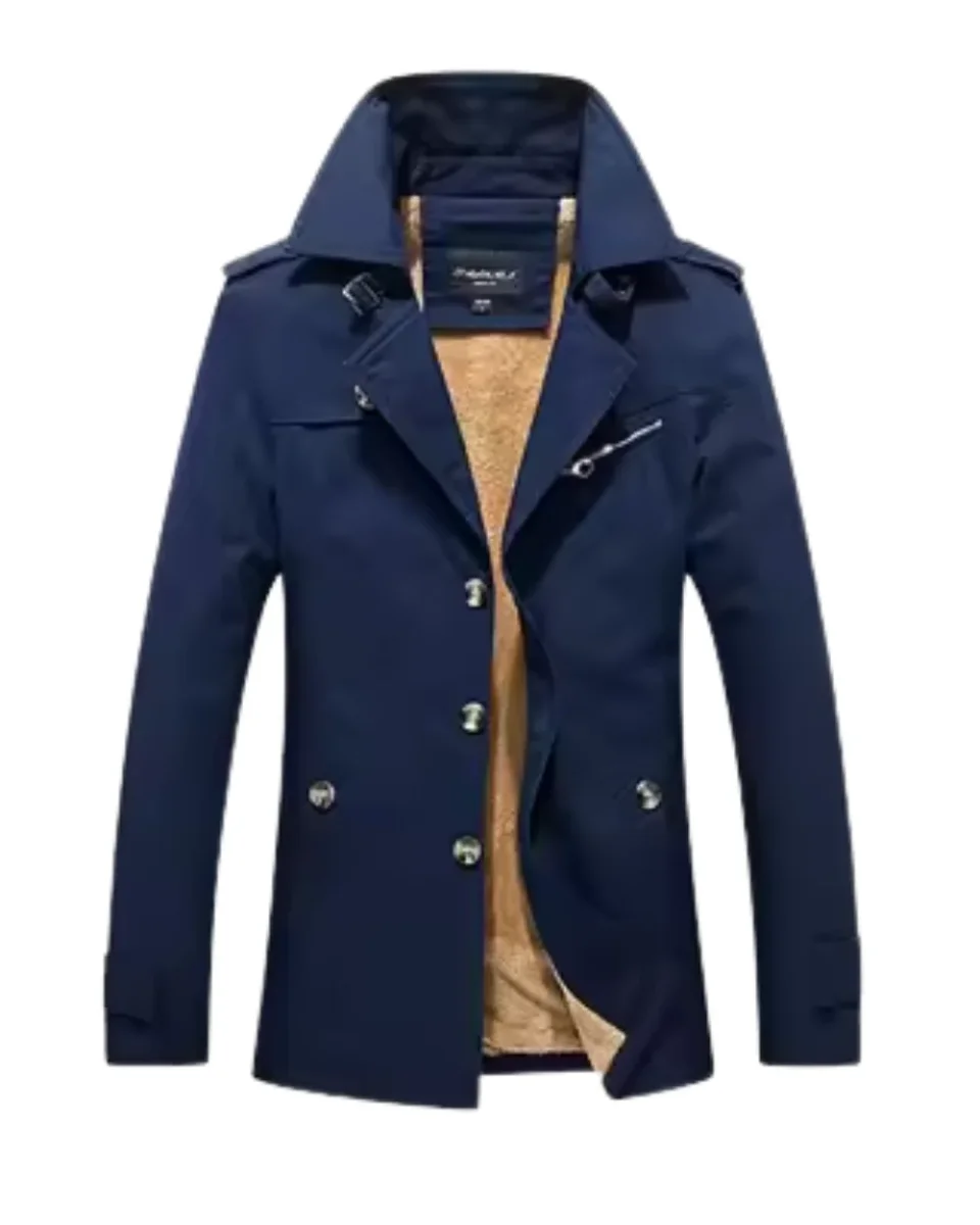 Elegante gabardina acolchada - Imagen 2