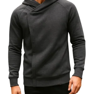 Sudadera con capucha y cremallera elegante