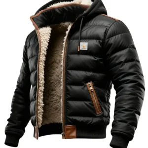 Elegante chaqueta con forro polar