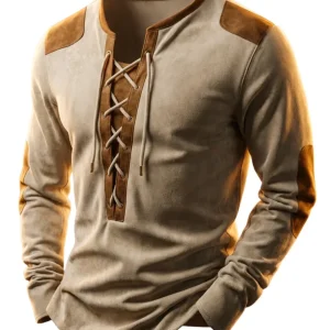 Camisa Henley vintage