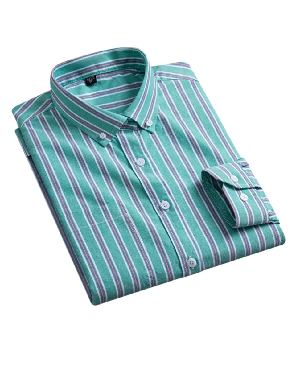 Givalli - Camisa Oxford elegante para hombre - Imagen 2