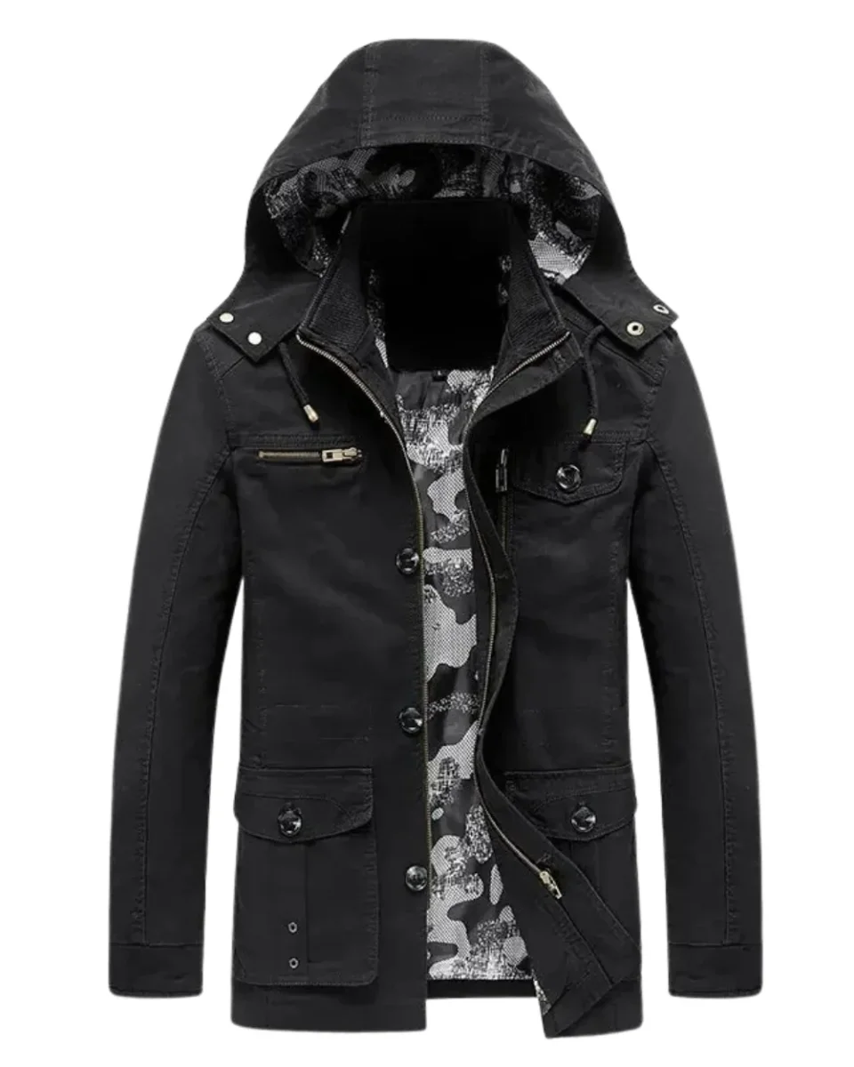 Elegante chaqueta con múltiples bolsillos - Imagen 2