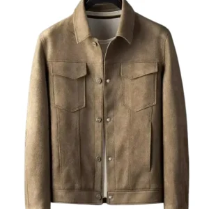 Chaqueta de piel elegante