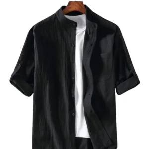 Camisa informal de lino