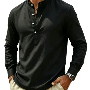 Camisa elegante de algodón