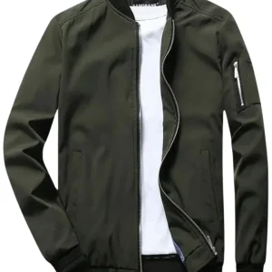 Chaqueta bomber informal para hombre