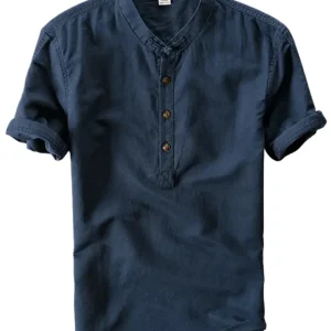 Camisa elegante de verano de algodón