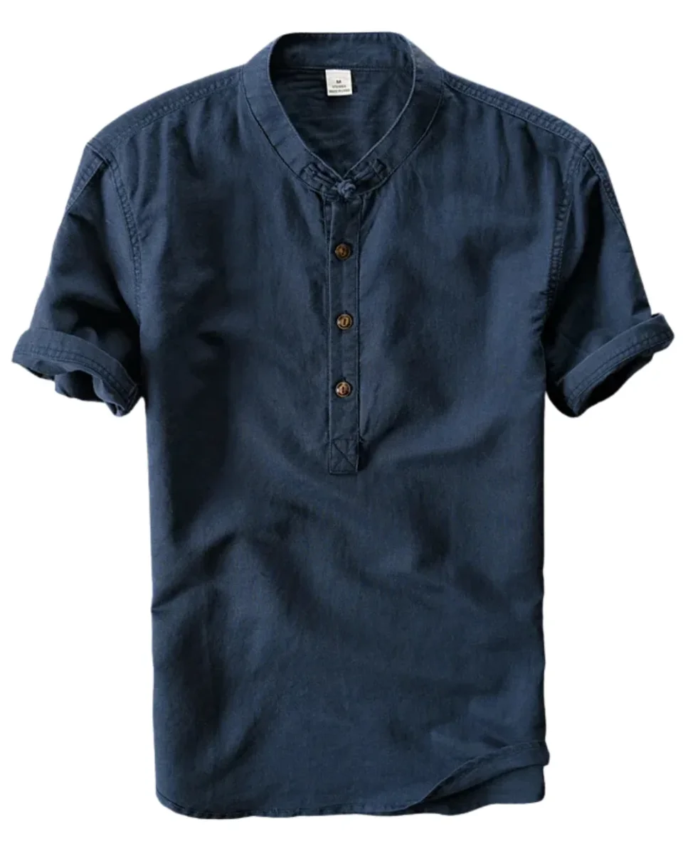 Camisa elegante de verano de algodón