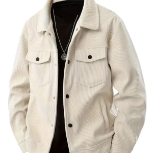 Elegante chaqueta de pana