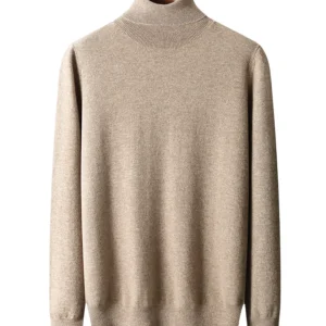 Jersey de cuello alto de lana merina de Cagliari