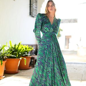 Vestido vuelo cruzado