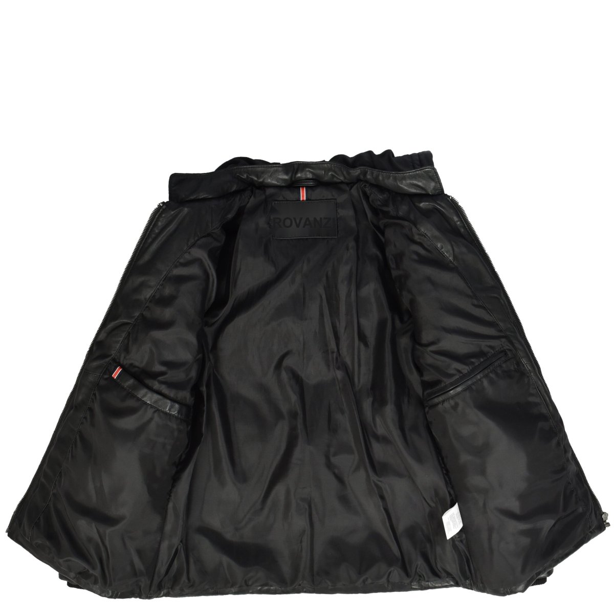 BUNERI Chaqueta Acolchada de Cuero para Mujer Negra con Capucha Desmontable - Imagen 7