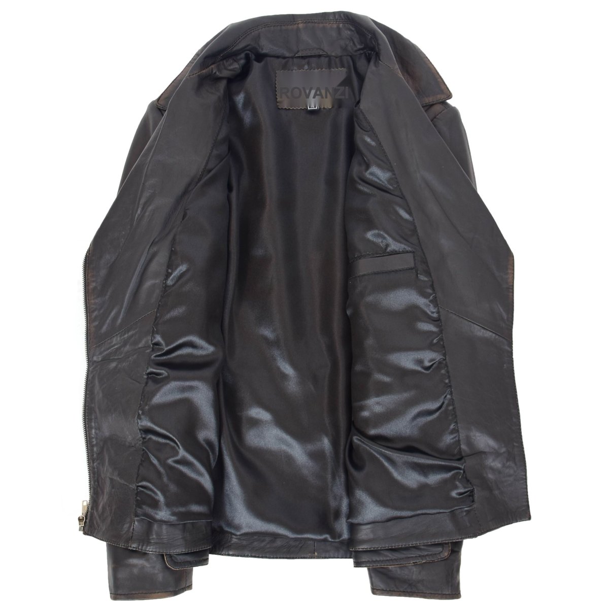 BUNERI Biker Celia de Cuero Rub-Off a la Cadera - Imagen 8