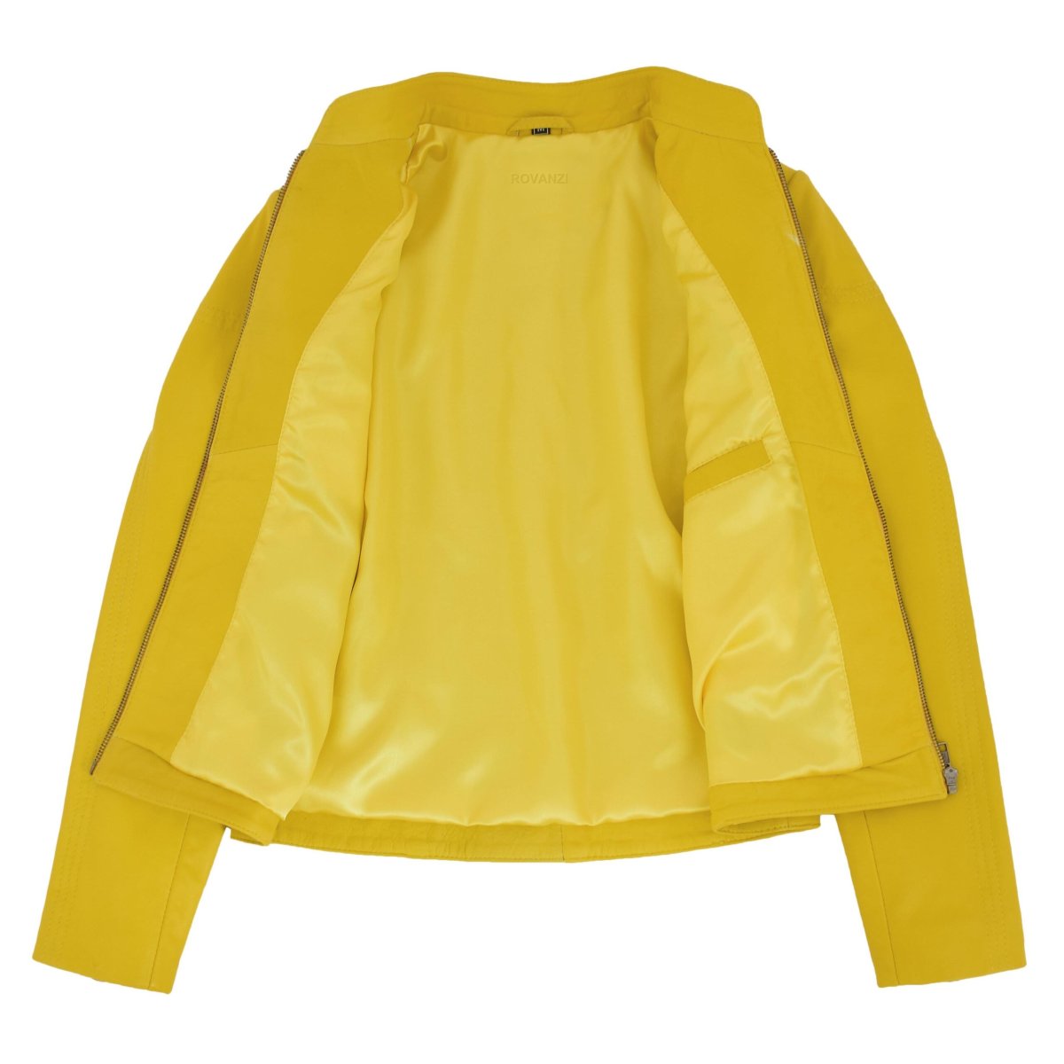 BUNERI Chaqueta de Cuero Becky Amarilla para Mujer - Imagen 7