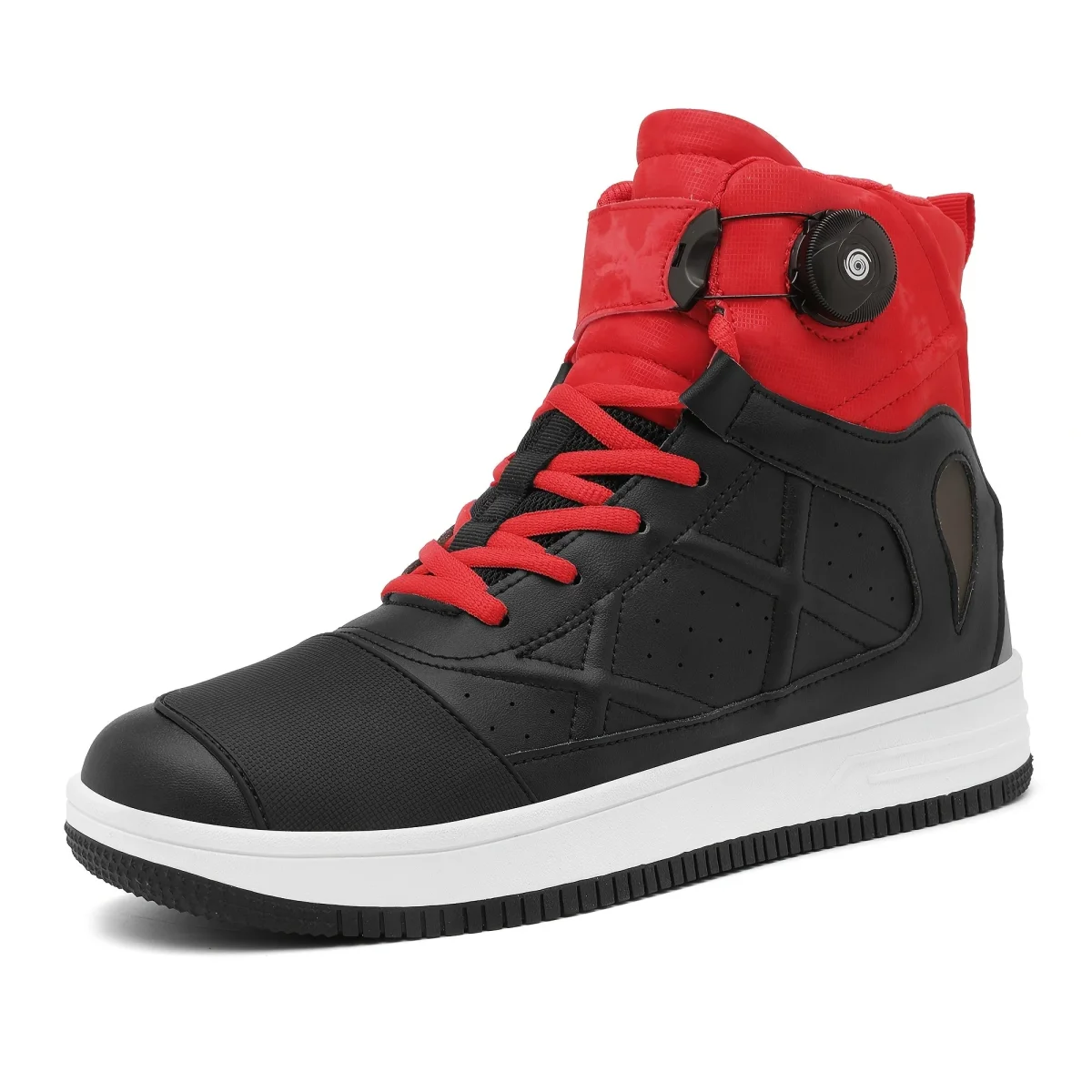 Baskets montantes noires à lacets et système d'ajustement BOA - Imagen 6