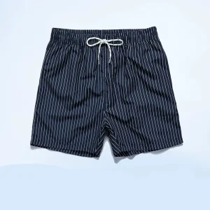 Short de bain homme style rayé élégant pour plage et loisirs
