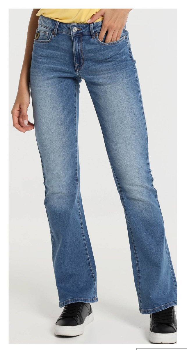 "Abba flare bow” pantalón jeans Lois - Imagen 2