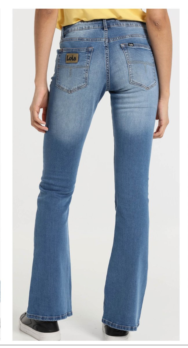 "Abba flare bow” pantalón jeans Lois - Imagen 3