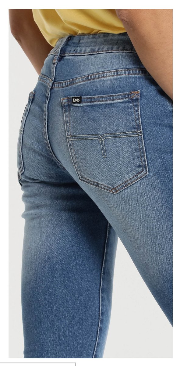 "Abba flare bow” pantalón jeans Lois - Imagen 4
