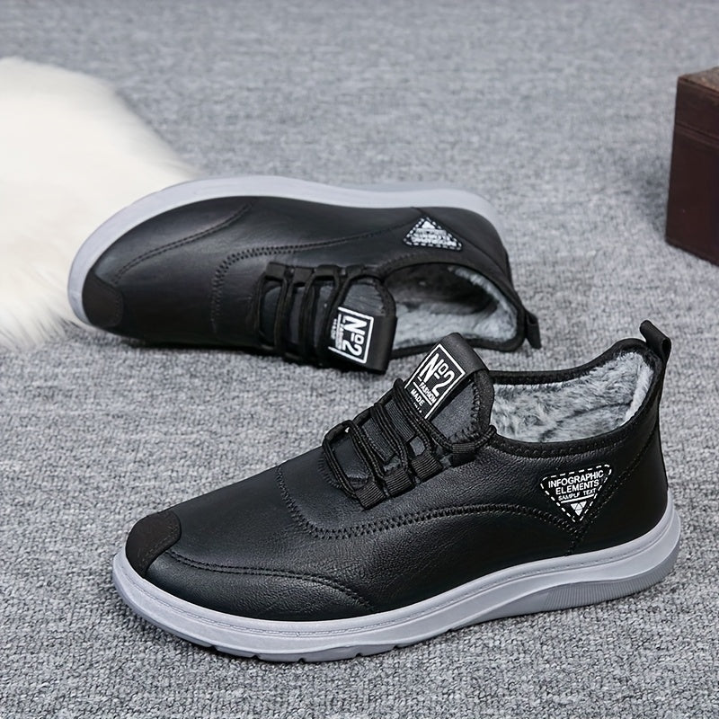 Baskets montantes homme doublure fourrure synthétique noir semelle grise - Imagen 9