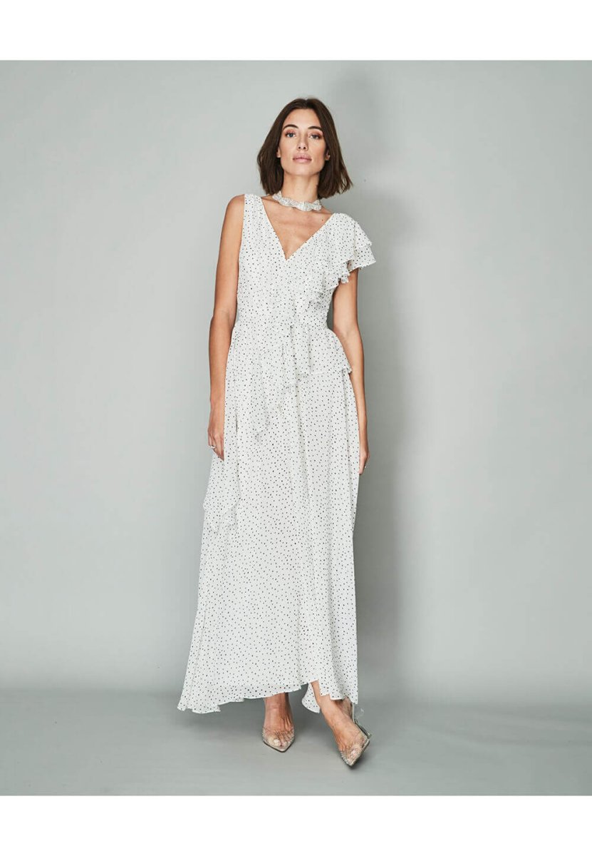 "Ainara" blanco vestido &me unlimited