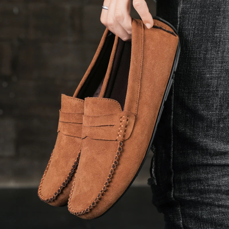 Mocasines tipo «boat» elegantes de ante - Imagen 9