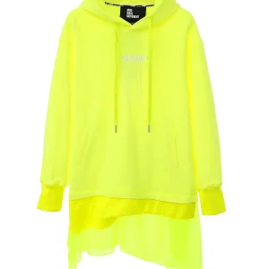 "Atessa amarillo flúor" sudadera/vestido MWM