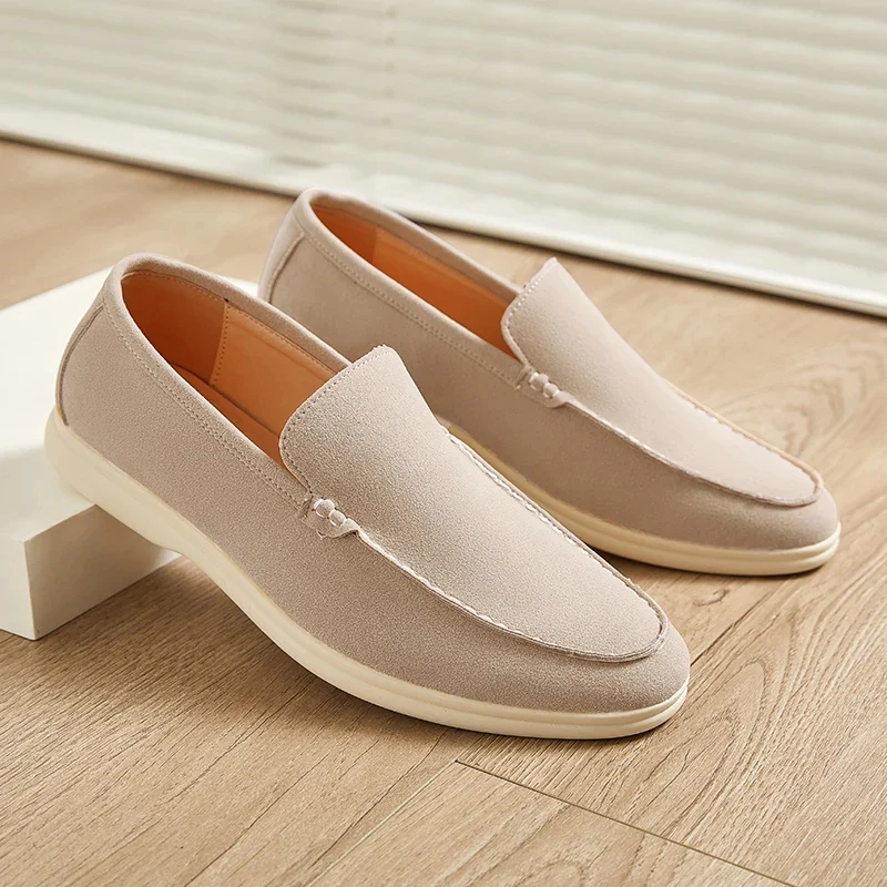 Mocasines elegantes de ante - Imagen 3