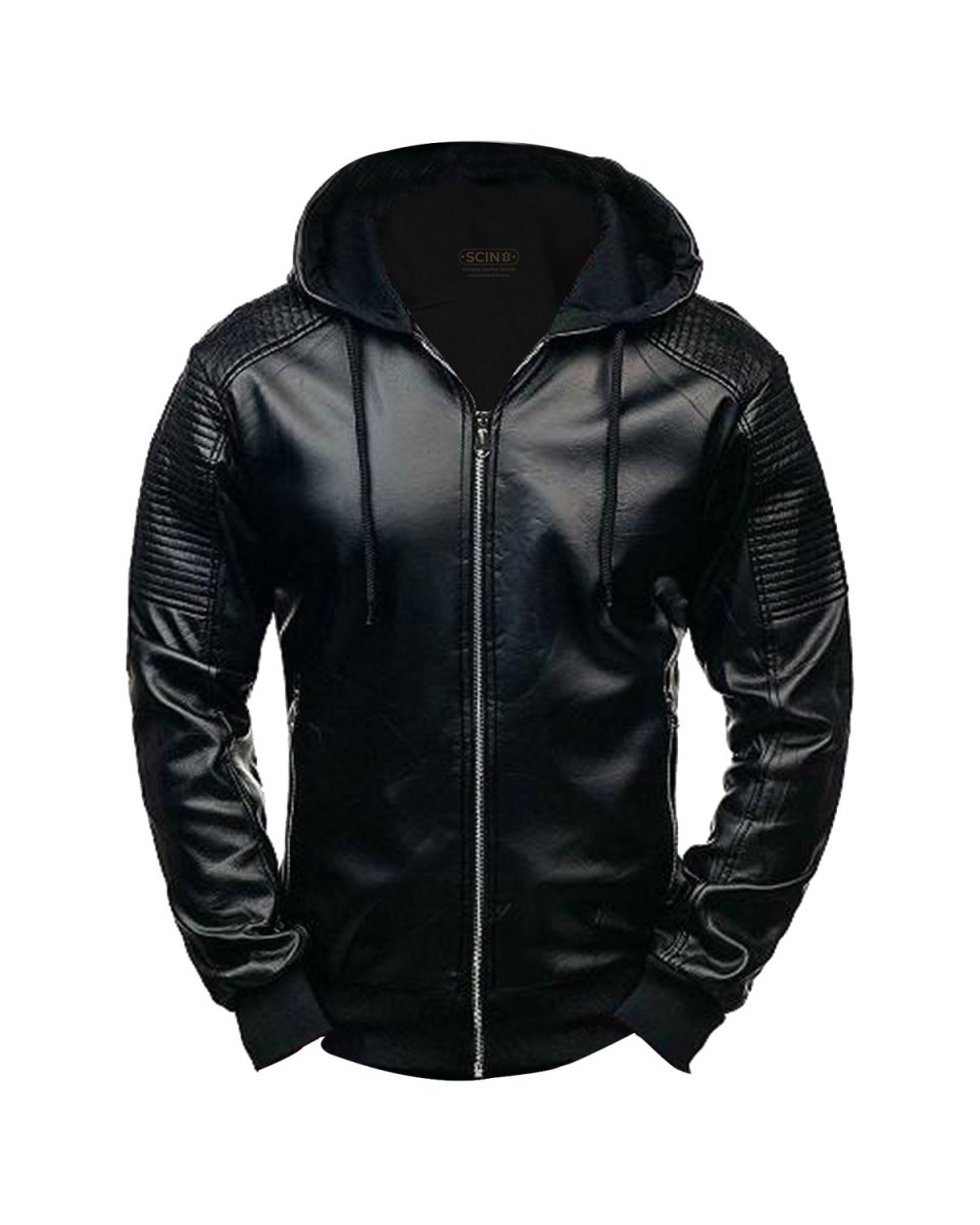 Chaqueta de cuero auténtico Jack Cafe Racer - Imagen 3