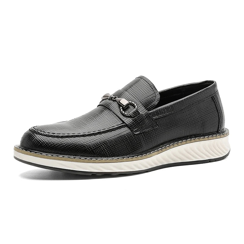 Mocasines de piel elegantes sin cordones - Imagen 3